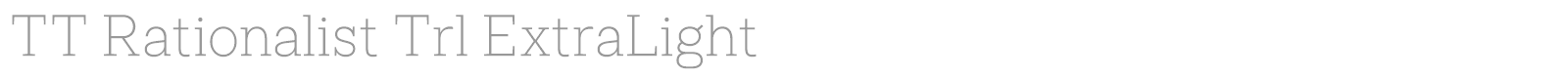 TT Rationalist font preview